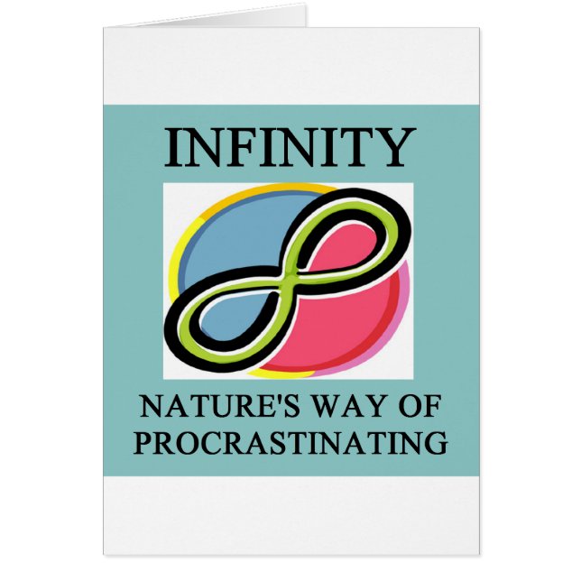 Plaisanterie de maths d'INFINI (Devant)