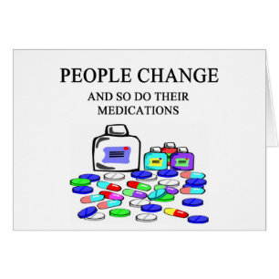 plaisanterie de médicaments de changement de