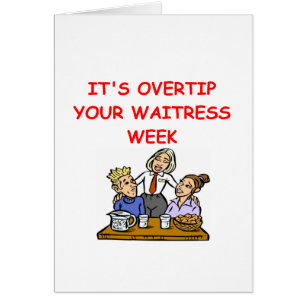 plaisanterie de serveuse