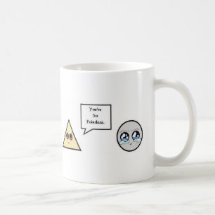 Plaisanterie de triangle de tasse de maths