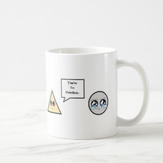 Plaisanterie de triangle de tasse de maths