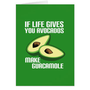 Plaisanterie drôle d'avocat de guacamole