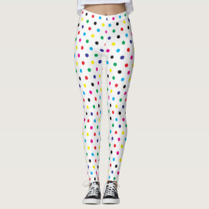 Plaisanterie Polka Dot Motif Leggings