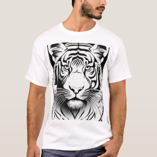 Plaisir de grillage : T-shirts de couleur tigre po