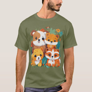 Plaisir de la famille Lemur : T-Shirt Design