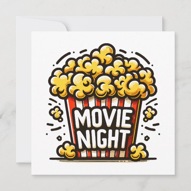 Plaisir de soirée cinéma Popcorn ludique (Devant)