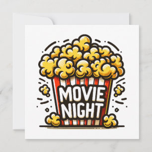 Plaisir de soirée cinéma Popcorn ludique