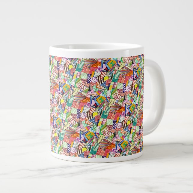 Plaisir Jumbo 20oz Mug à personnaliser  (Devant droit)