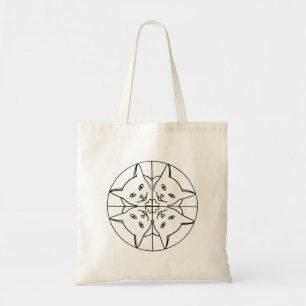 Plan Chats de coeur Mandala Kaleidoscope Sacs
