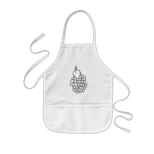 Plan d'art, tabliers de coloriage du raisin