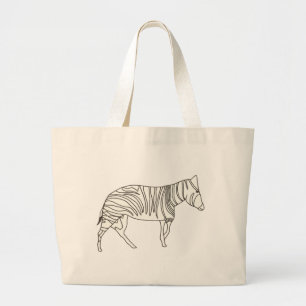 Plan d'art - zèbre, sacs en toile