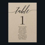 Plan d'assise Carte de table individuelle Script m<br><div class="desc">Organisez une célébration élégante avec cette invitation moderne que vos invités adoreront. Conception par © berryberrysweet. Des fichiers numériques imprimables sont disponibles ! Visitez notre site web à www.berryberrysweet.com pour plus de détails !</div>