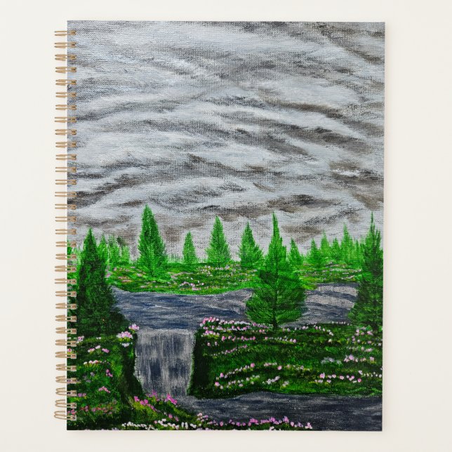 Plan de chute d'eau Pine Meadow (Devant)