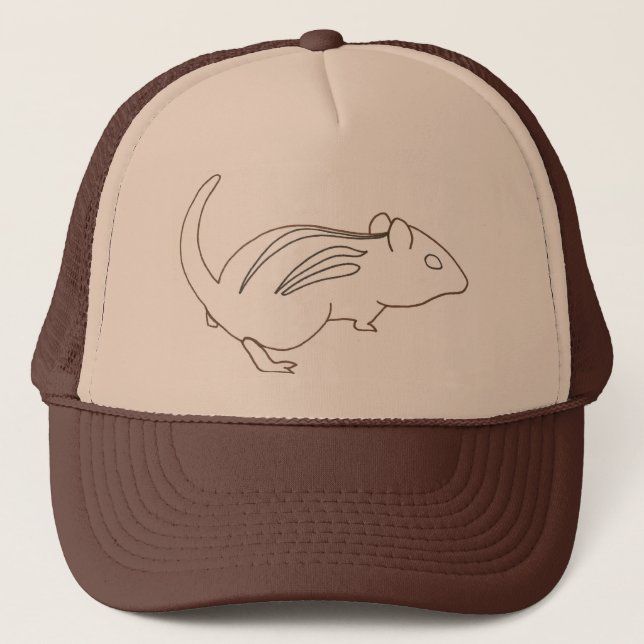 Plan de l'art de chipmunk casquette (Devant)