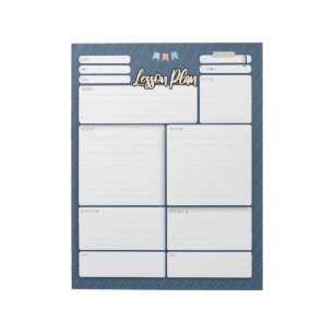 PLAN DE LEÇON D'HOMESCHOOL 2 bloc-notes