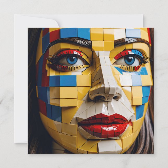 "Plan de l'humanité" - Un portrait cubiste (Devant)