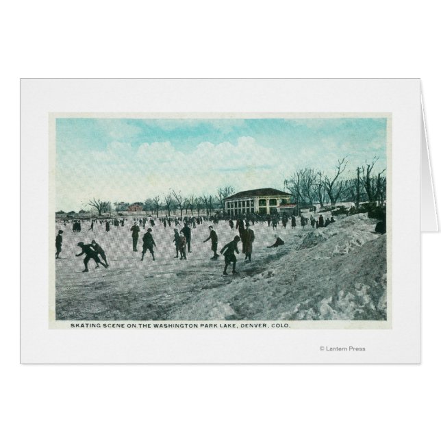Plan de patinage sur glace du Washington Lake Park (Devant horizontal)