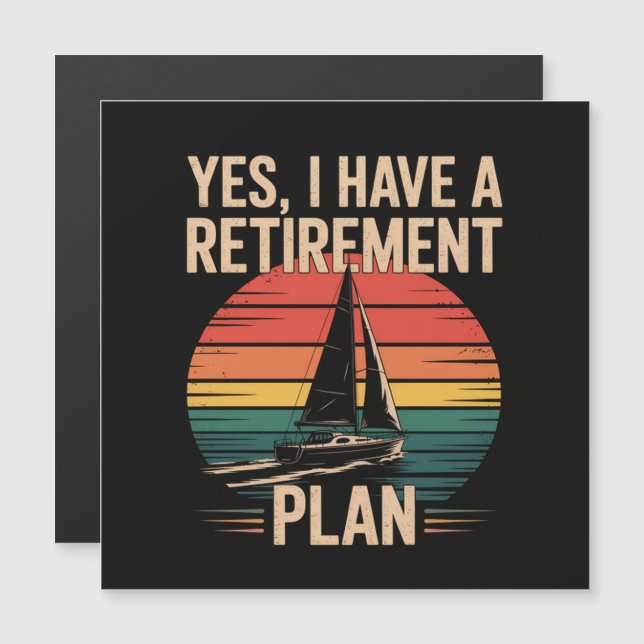 Plan de retraite Bateau à voile (Devant / Derrière)