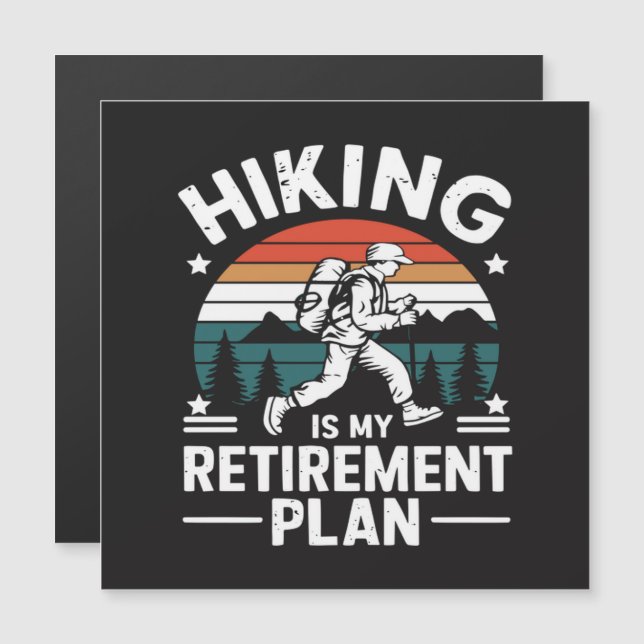 Plan de retraite randonnée Citation drôle (Devant / Derrière)