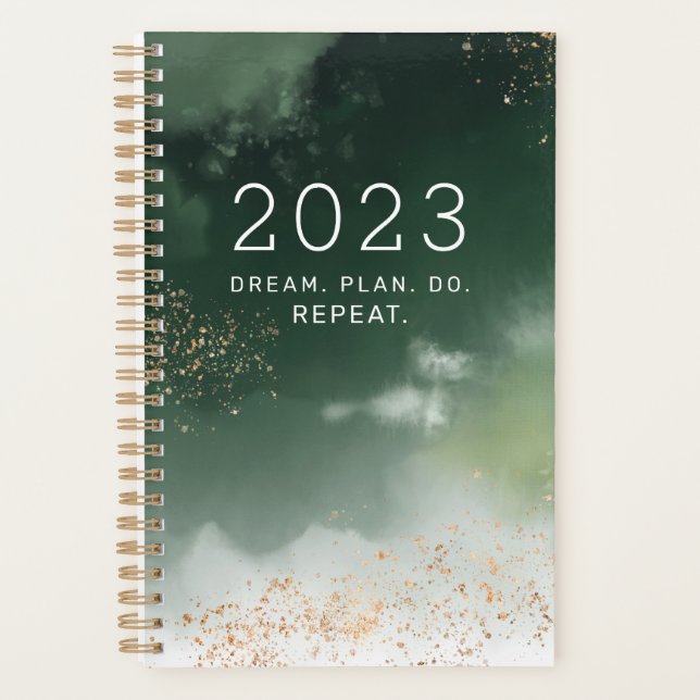 Plan de rêve moderne Répéter Inspirational 2022 Pl (Devant)