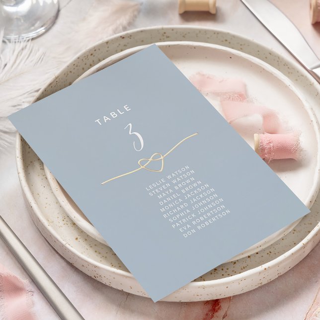 Plan de table de mariage élégant et simple moderne (Créateur téléchargé)