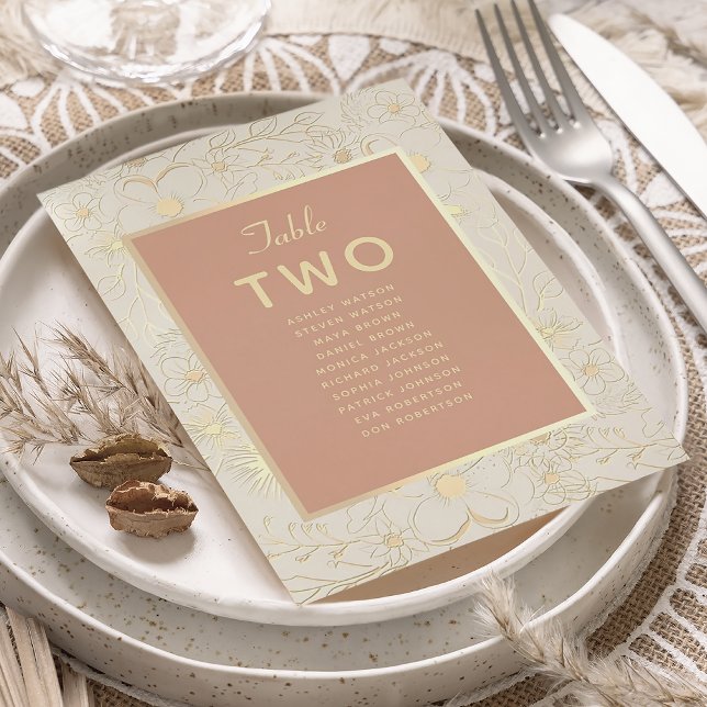 Plan de table de mariage en terre cuite (Créateur téléchargé)