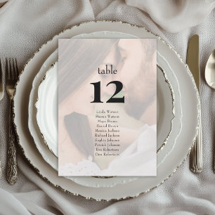 Plan de table de mariage photo éditorial minimalis