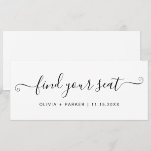 Plan de table de mariage Trouvez votre carte de si