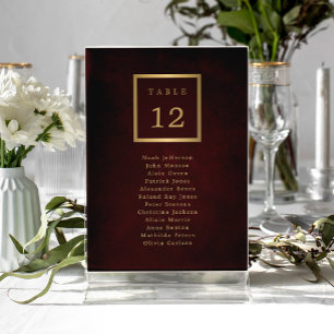 Plan de table élégant pour les invités de mariage 