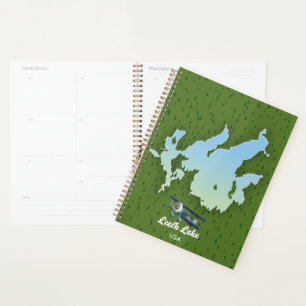 Plan de voyage du lac Leech