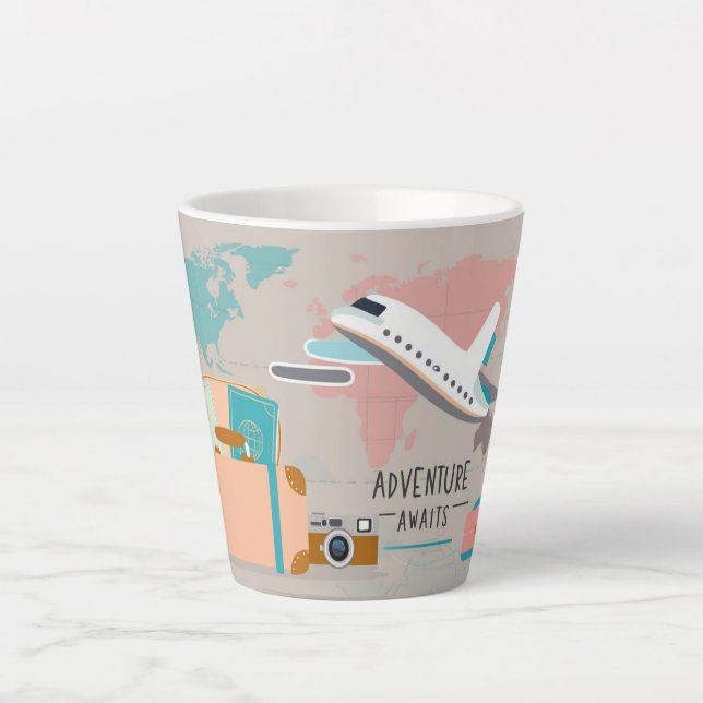 Plan de voyage Mug (Devant)