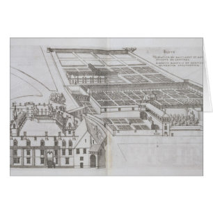 Plan des jardins clos et Château de Gaillo