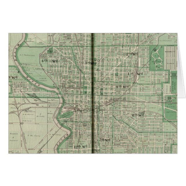 Plan d'Indianapolis (Devant horizontal)