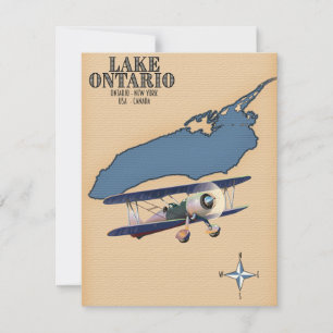 Plan du lac Ontario USA Canada
