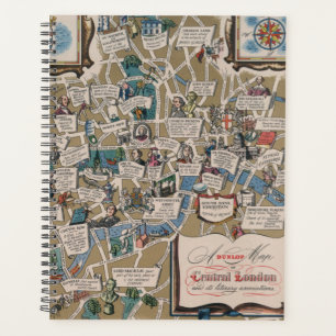 Plan Dunlop - Sites littéraires du centre de Lond