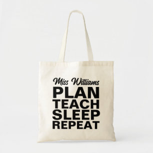 plan enseigner le sac fourre-tout de répétition de