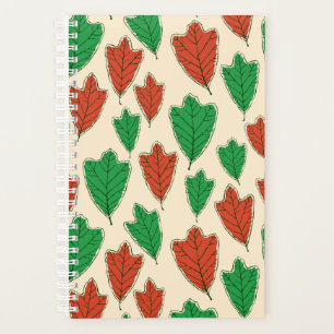 Plan Motif contemporain en chêne rouge et vert