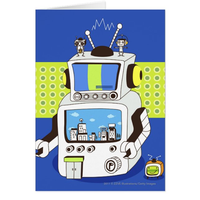 Plan rapproché d'un robot (Devant)