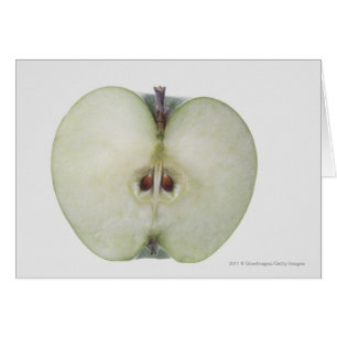 Plan rapproché d'une pomme coupée en tranches de