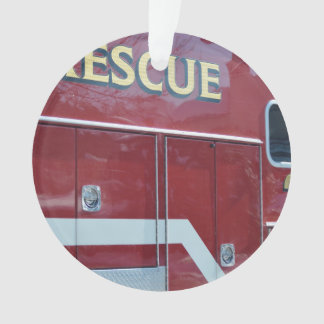 Plan rapproché rouge d'ambulance