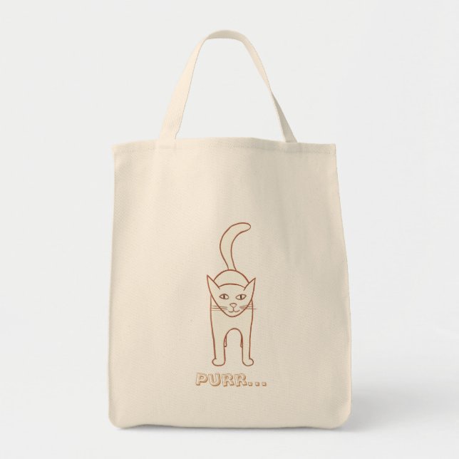 Plan, Sacs en toile de chat debout (Devant)