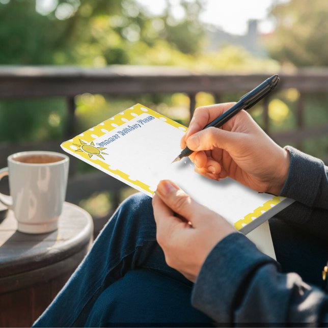 Plan vacances d'été - Journal de carnet personnali (Créateur téléchargé)