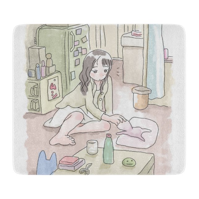 PLANCHE À DÉCOUPER さにになじ (Devant)