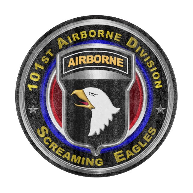 Planche À Découper 101e division aéroportée Screaming Eagles (Devant)