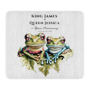 Planche À Découper 10 ans Mariage Anniversaire Jardin Décontractée fê