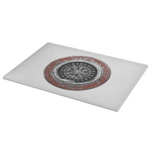 Planche À Découper [110] Vegvisir - Viking Silver Magic Runic Compass