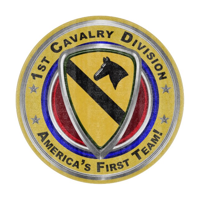 Planche À Découper 1re division de cavalerie « First Team » (Devant)
