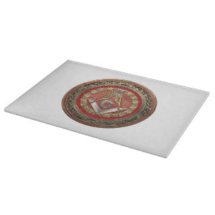 Planche À Découper [200] Master Mason - Gold Carré & Compass