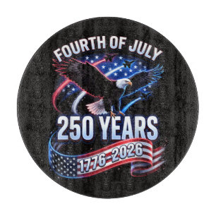Planche À Découper 250e anniversaire États-Unis 1776-2026 Patriotique