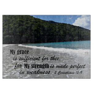 Planche À Découper 2 Corinthiens 12:9 Ma grâce te suffit